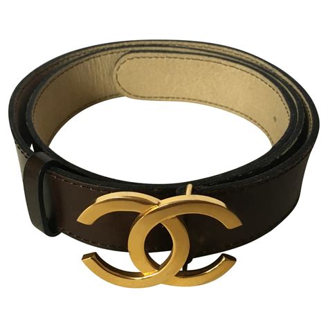 chanel belt buckle mens|authentic chanel belt.